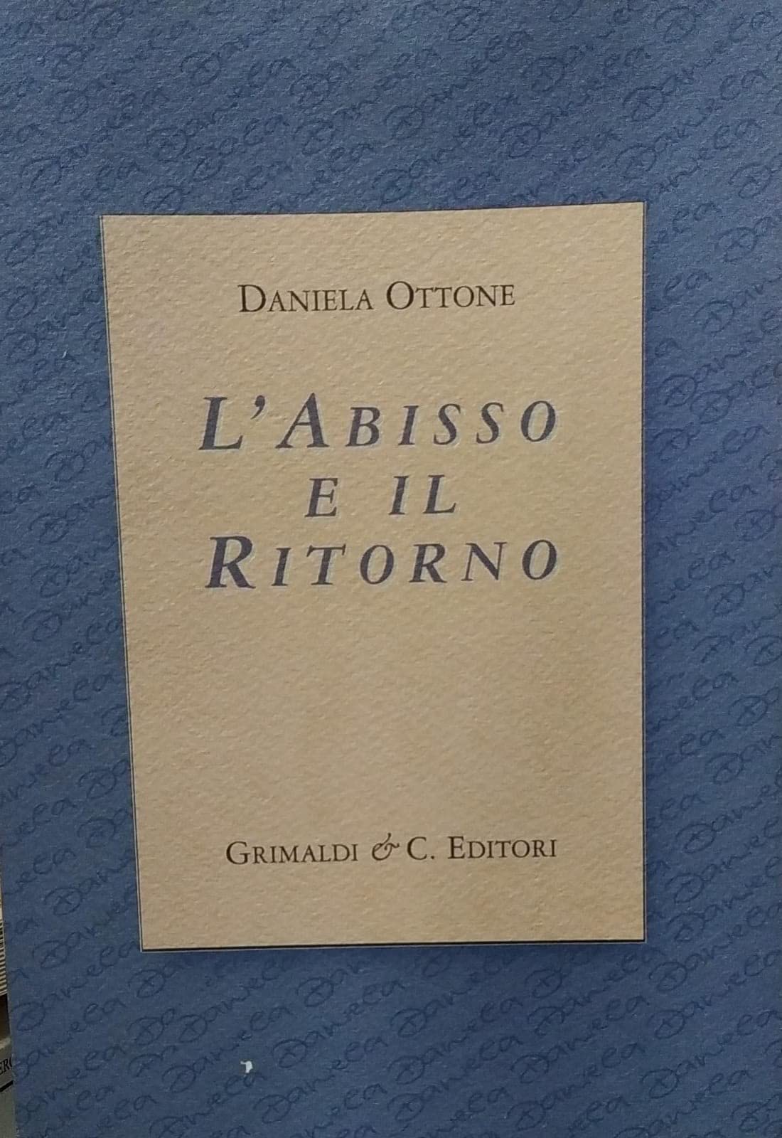 L'abisso e il ritorno Contemporary literature Books