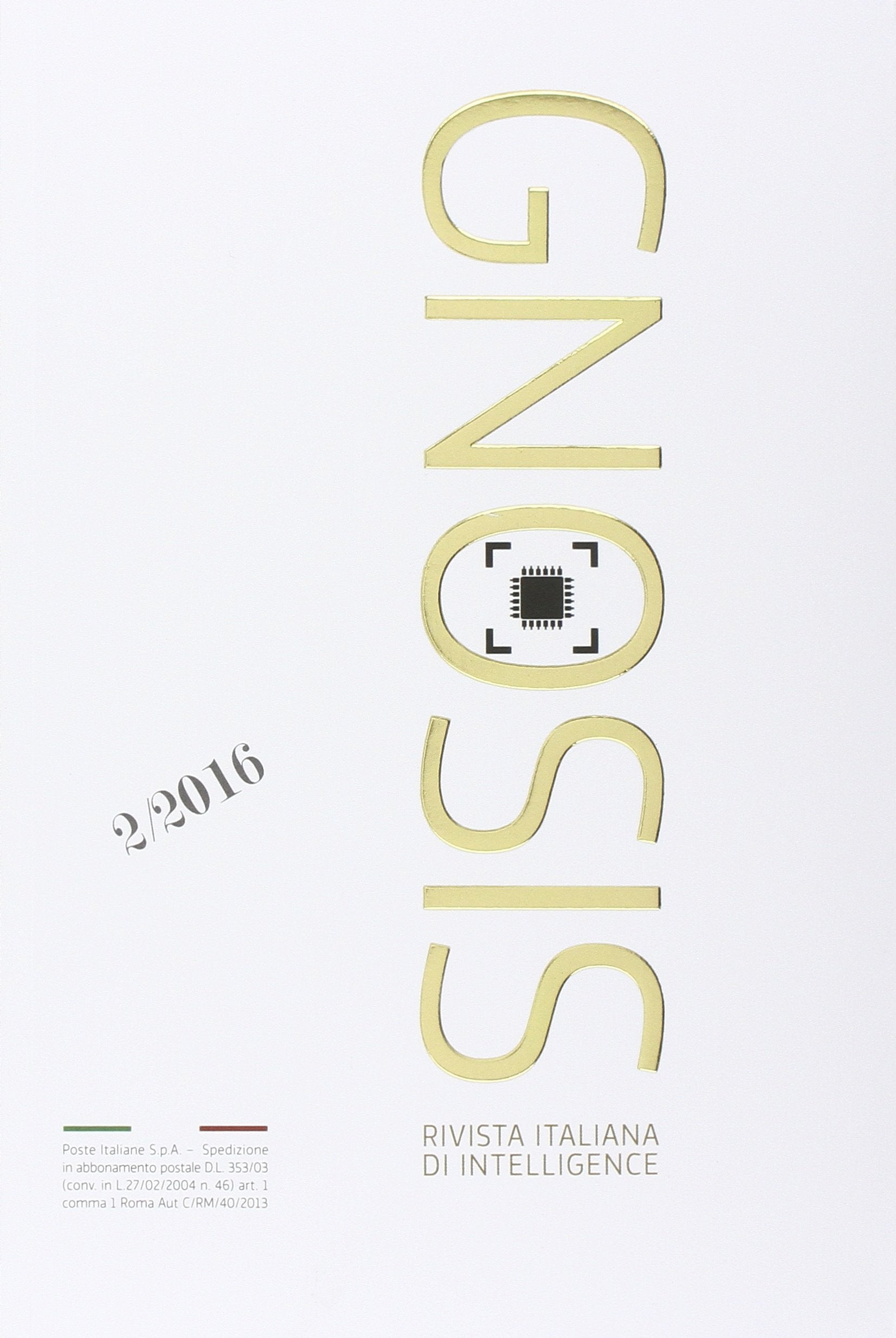 Gnosis. Rivista italiana di Intelligence. Ediz. bilingue (2016) (Vol. 2) book