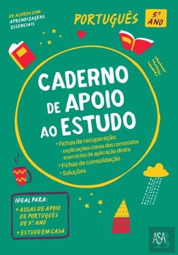 Caderno de Apoio ao Estudo Português 5.º Ano (Portuguese Edition) Books