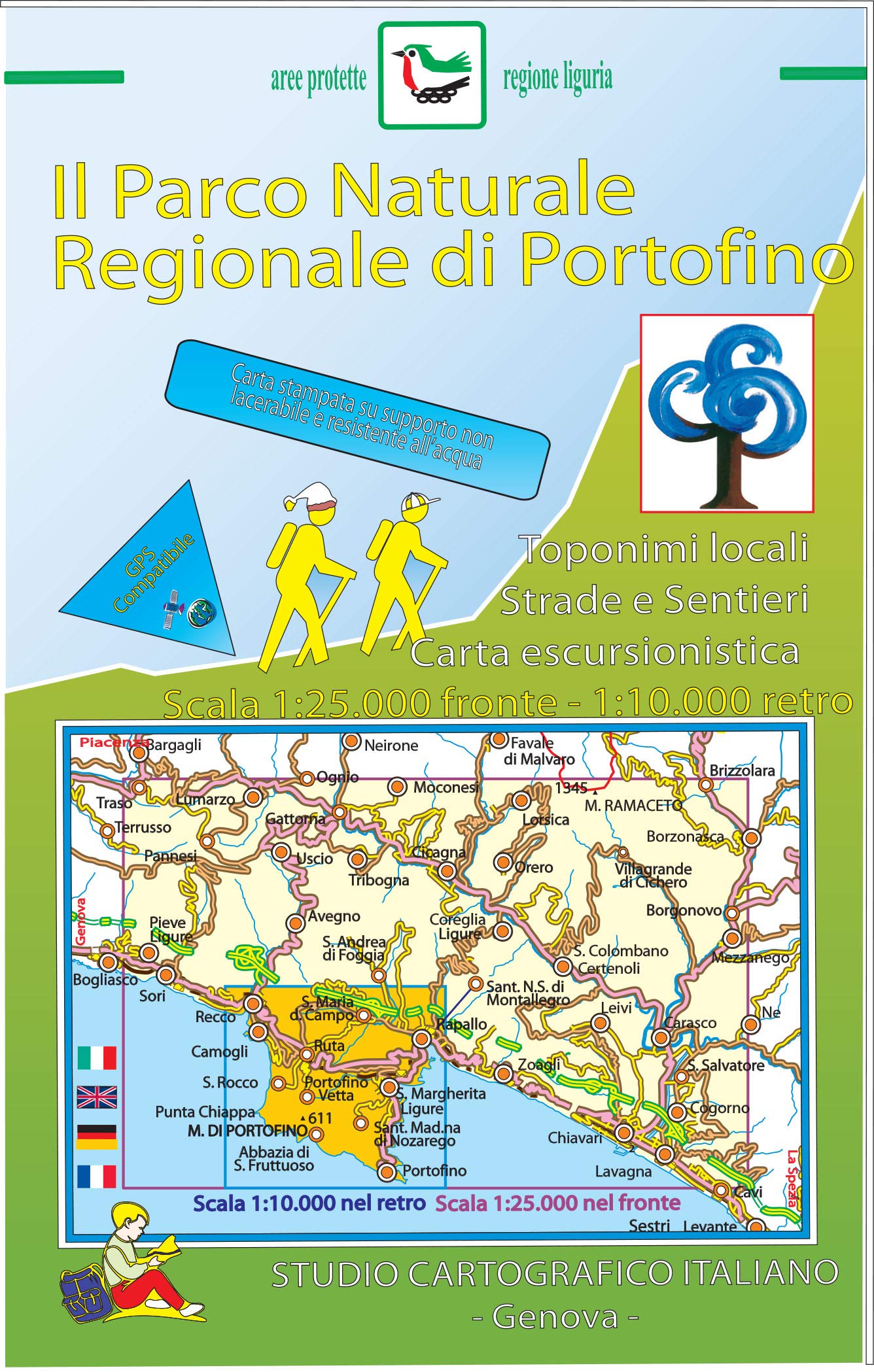 Il parco naturale regionale di Portofino 1:25.000 Leisure, Home & Garden
