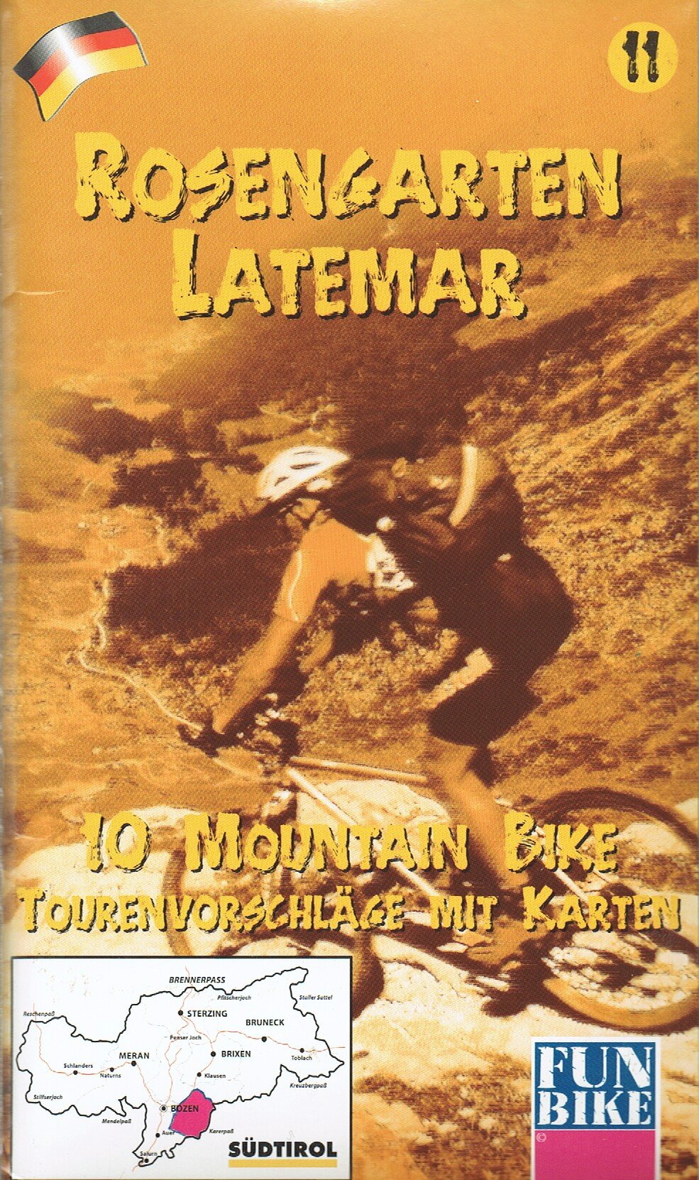 Funbike MTB Gebietsführer 11-D Rosengarten / Latemar book