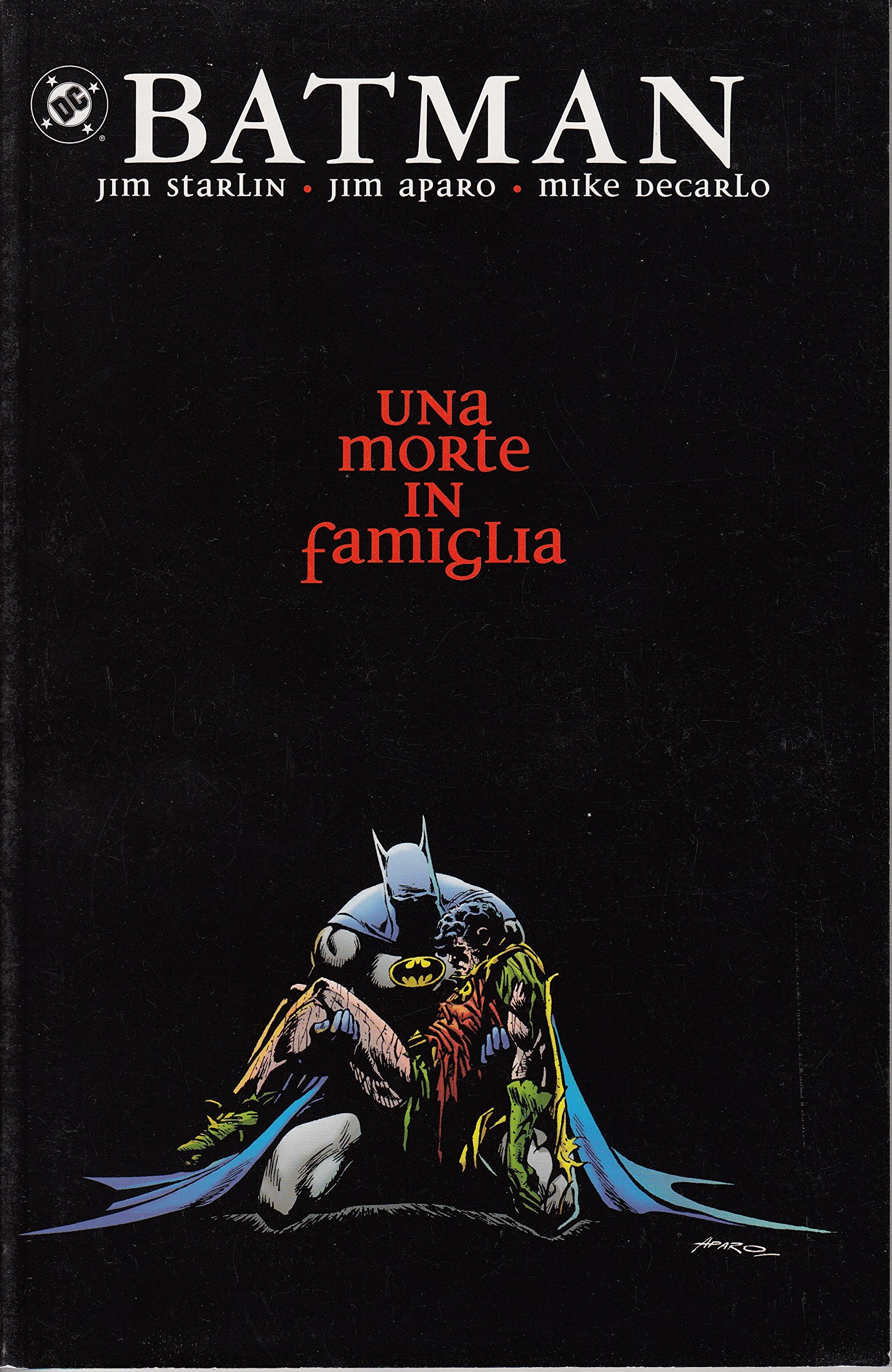 Una morte in famiglia. Batman book