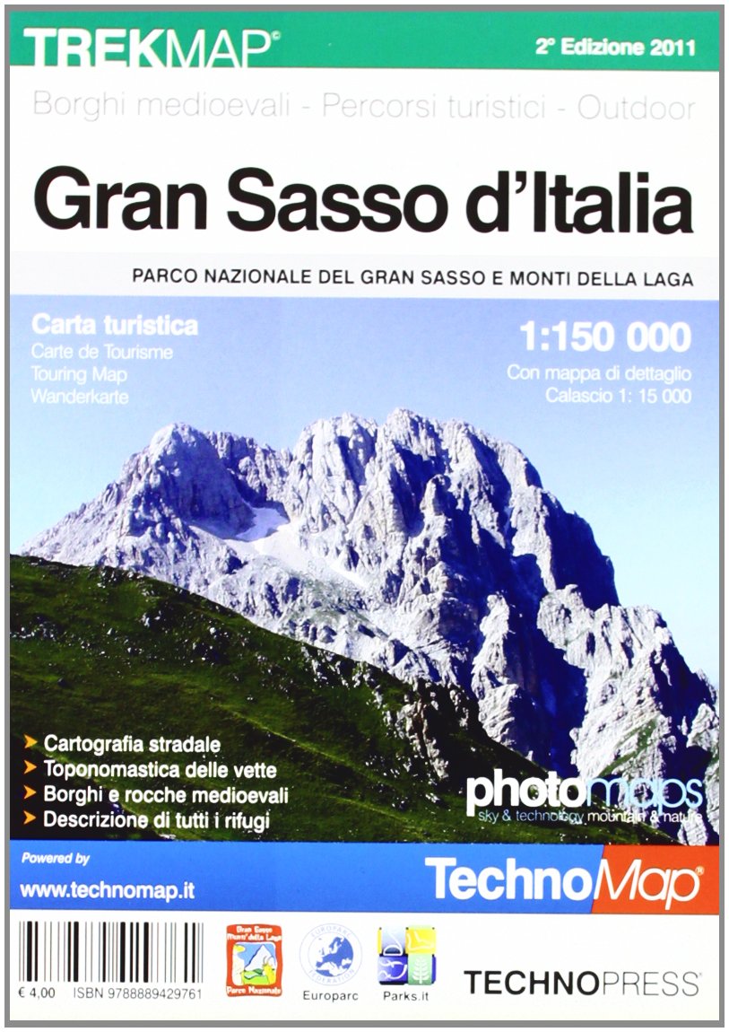 Gran Sasso d'Italia. Carta turistica 1:15.000 Leisure, Home & Garden