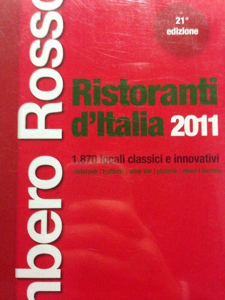 Ristoranti d'Italia del Gambero Rosso 2011 book