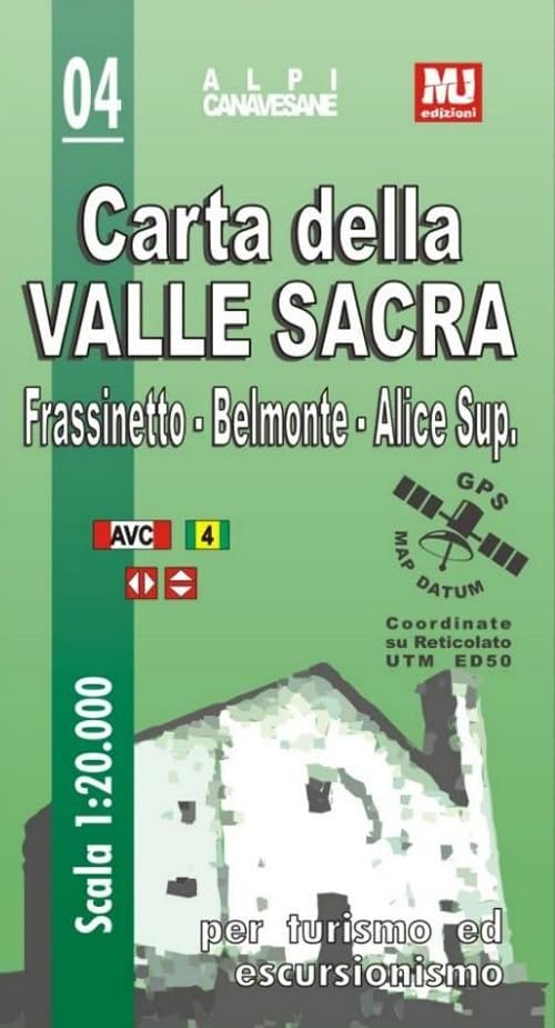 Carta della Valle Sacra (Alpi canavesane) Leisure, Home & Garden
