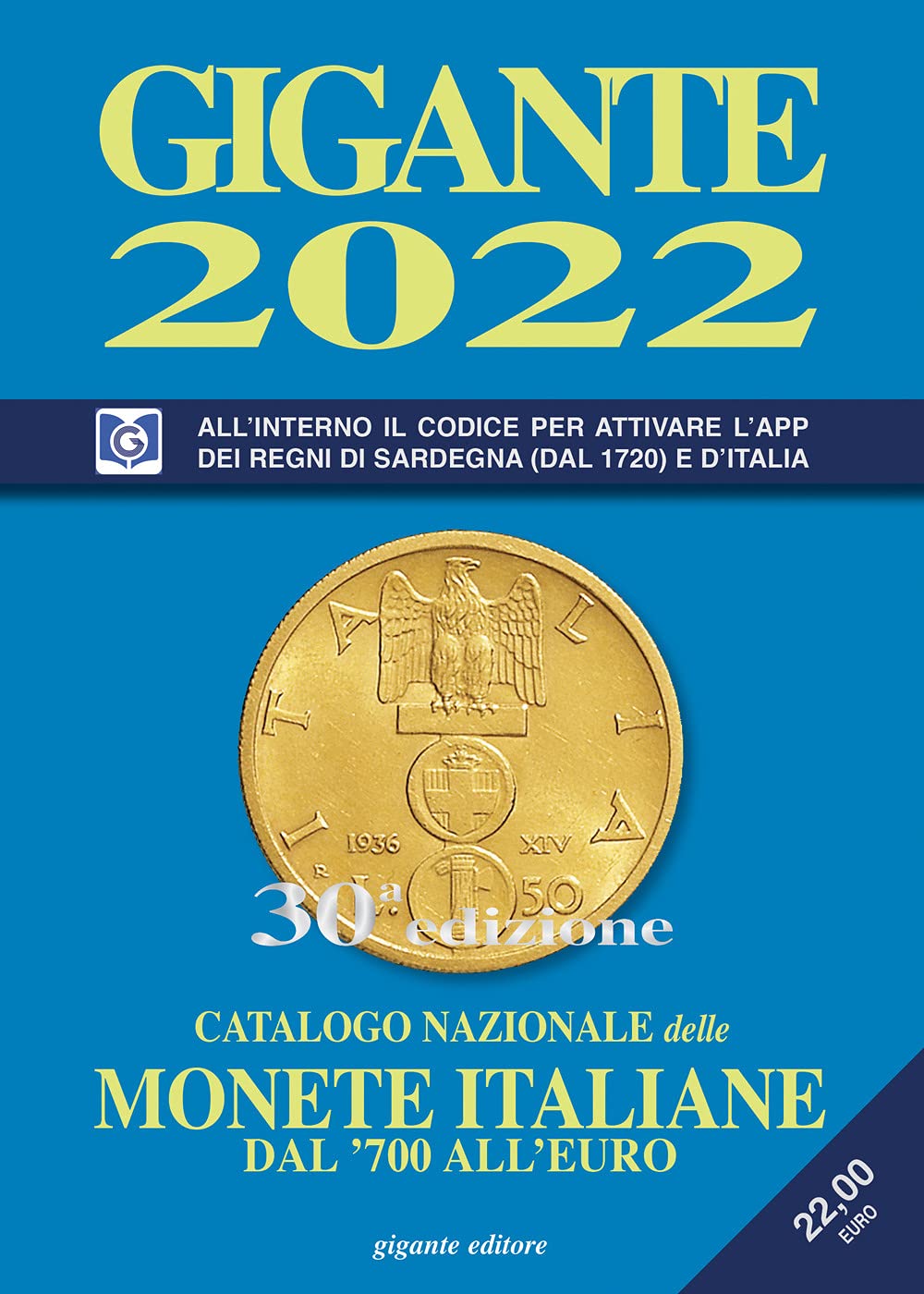 Gigante 2022. Catalogo nazionale delle monete italiane dal '700 all'euro Hobbies & Crafts