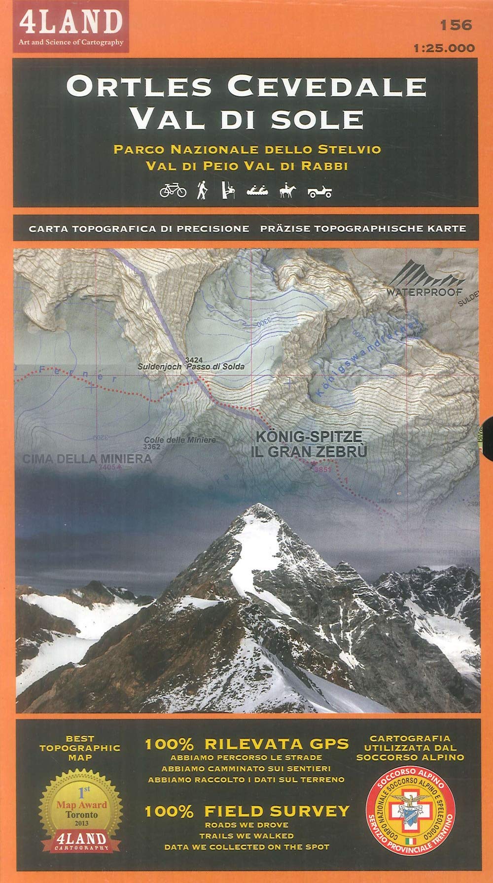 Ortles/Ortler, Cevedale, Val di Sole 1 : 25 000 Leisure, Home & Garden