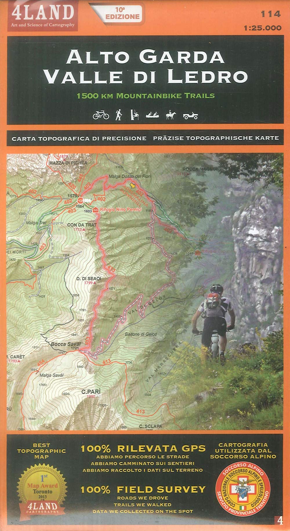 Alto Garda - Valle di Ledro: 1500 KM MOUNTAINBIKE TRAILS Leisure, Home & Garden