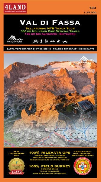 Val di Fassa 1:25 000 Leisure, Home & Garden