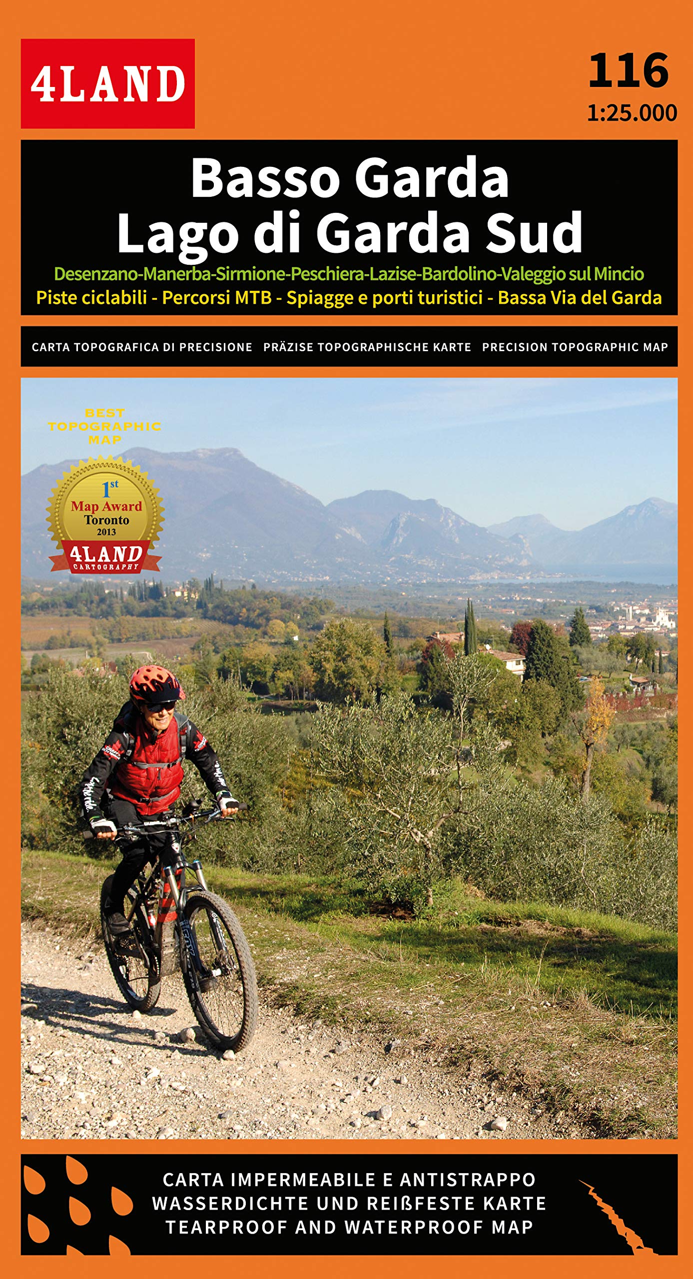Basso Garda Lago di Garda Sud 1:25 000 Leisure, Home & Garden