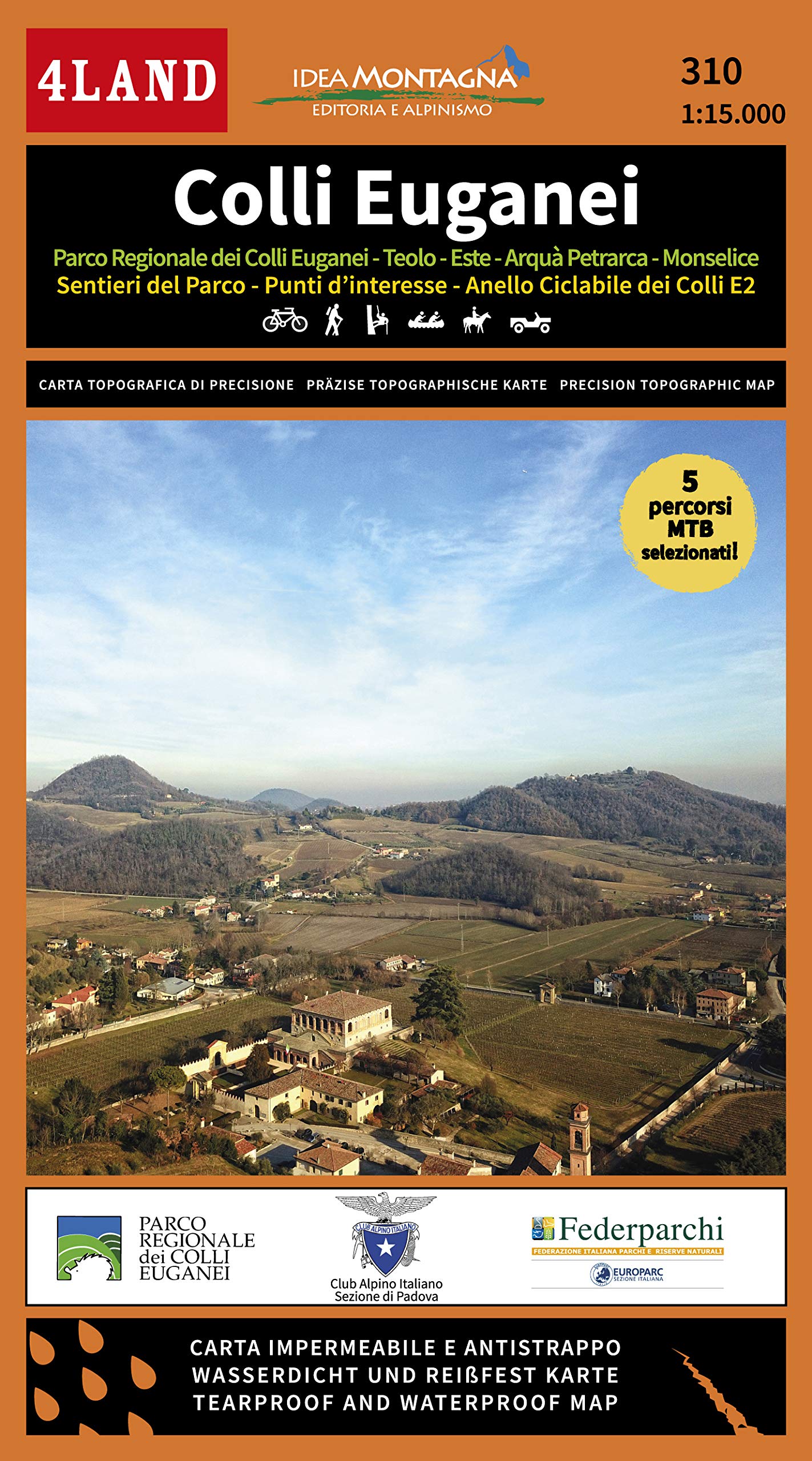 Colli Euganei 1:15 000 book
