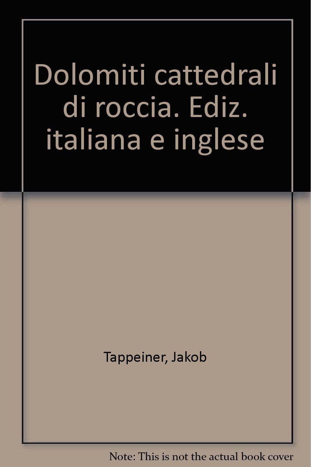 Dolomiti cattedrali di roccia. Ediz. italiana e inglese Leisure, Home & Garden