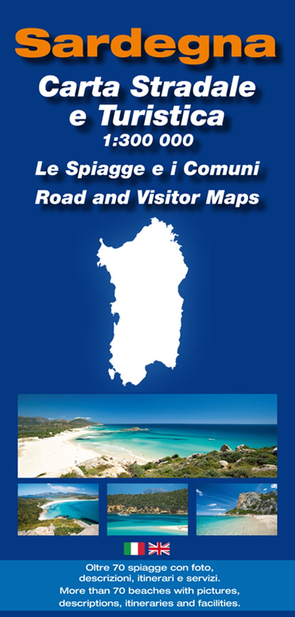 Cartina Sardegna stradale e turistica 1:300.000 Leisure, Home & Garden