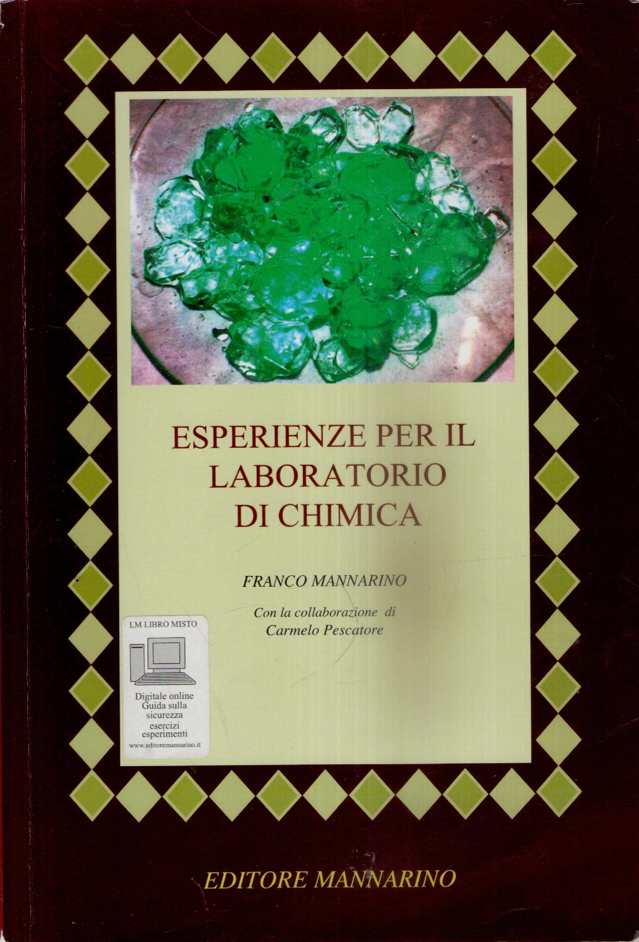 Esperienze per il laboratorio di chimica. Per le Scuole superiori. Con espansione online Professional & Reference Books