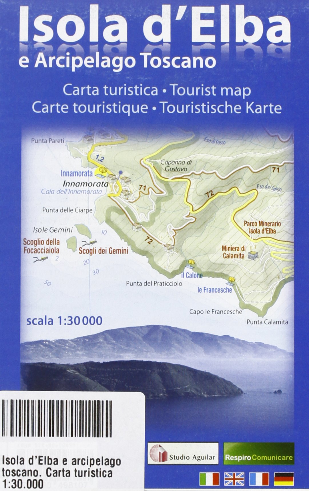 Isola d'Elba e arcipelago toscano. Carta turistica 1:30.000 Leisure, Home & Garden