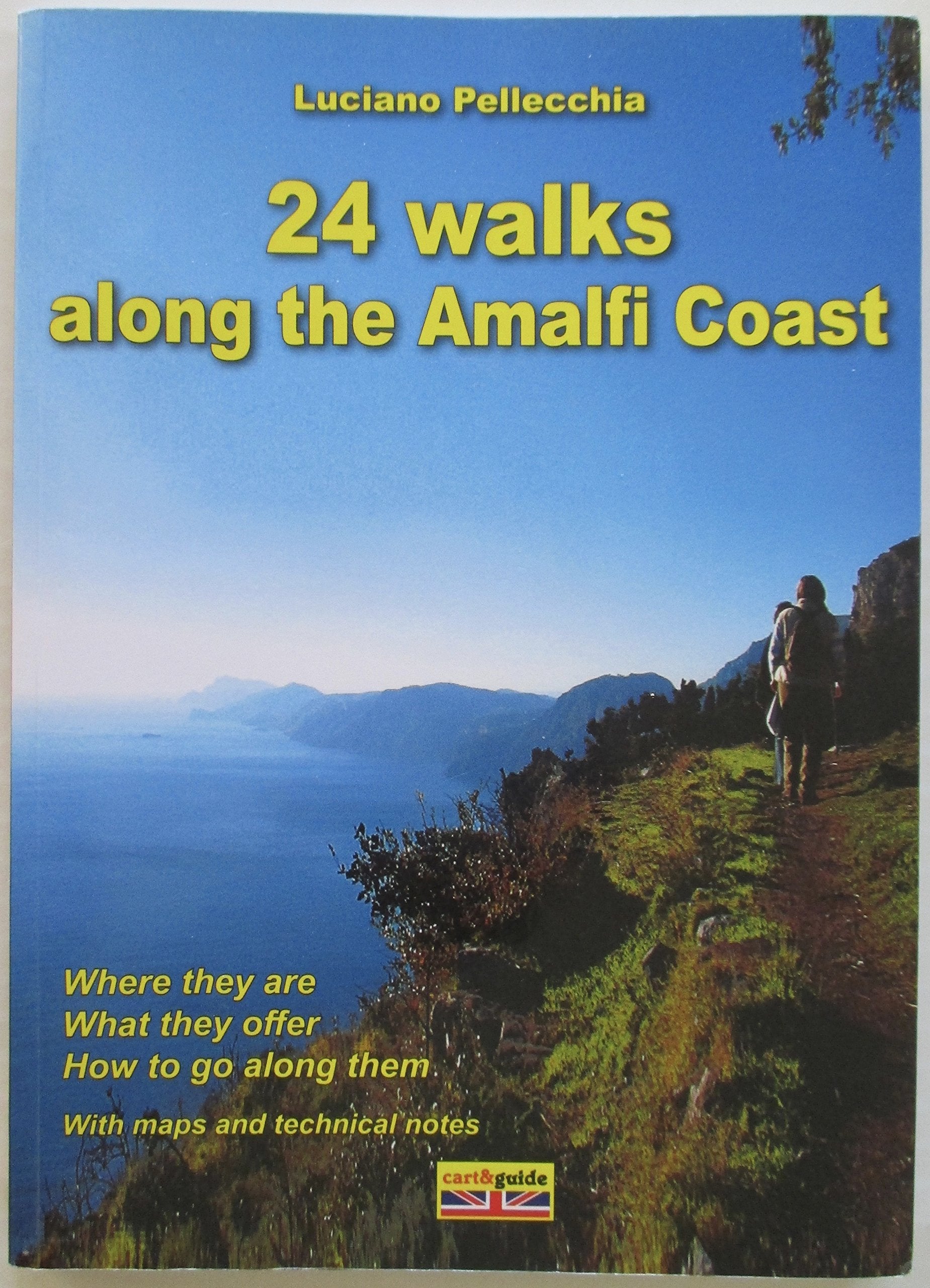 24 walks along the Amalfi coast. Ediz. illustrata (Cart&guide) Leisure, Home & Garden