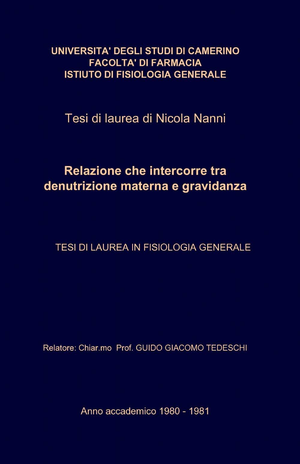 Relazione Che Intercorre Tra Denutrizione Materna E Gravidanza Medicine