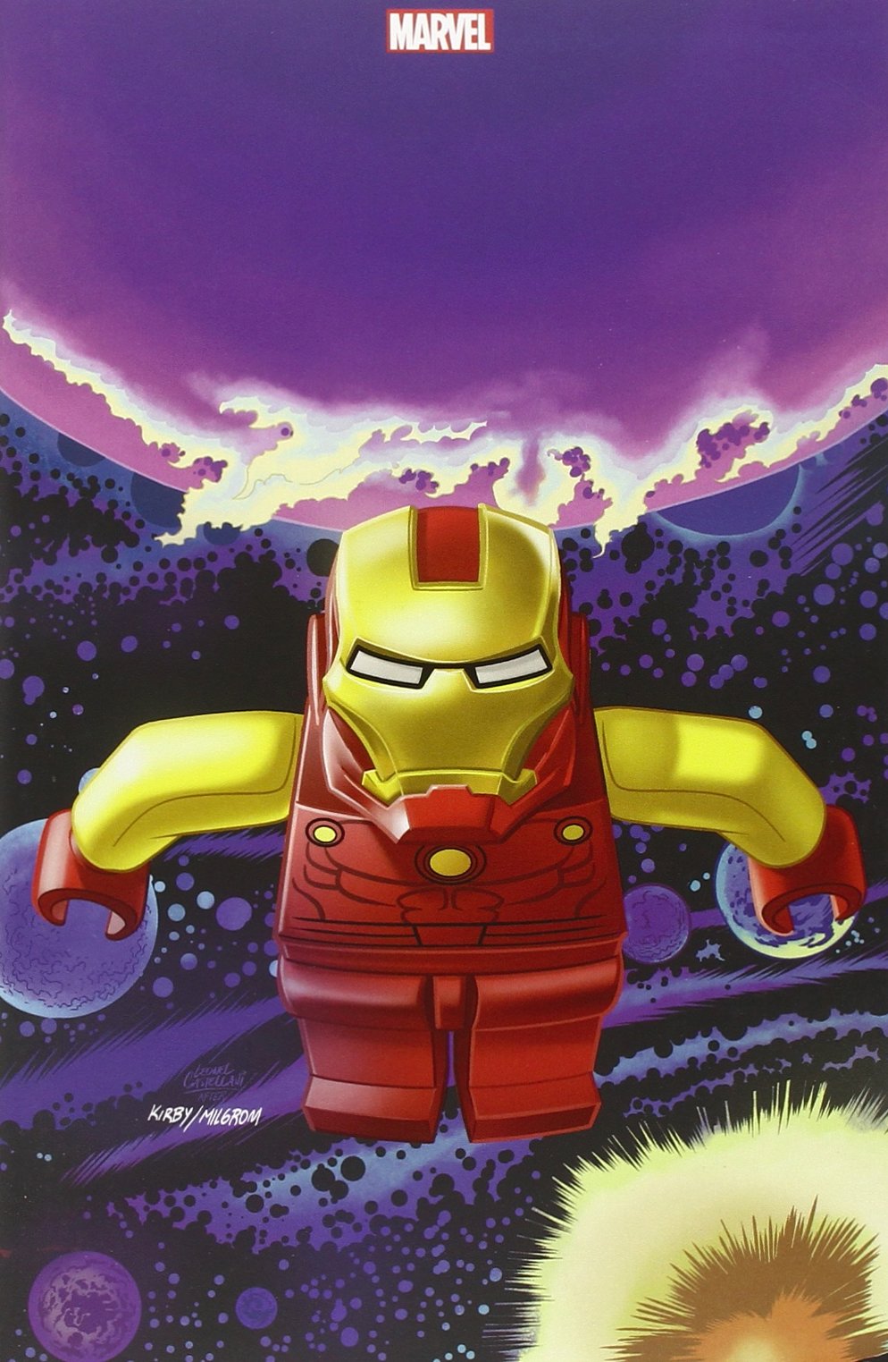 Iron Man & New Avengers 7 Variant Cover Lego book