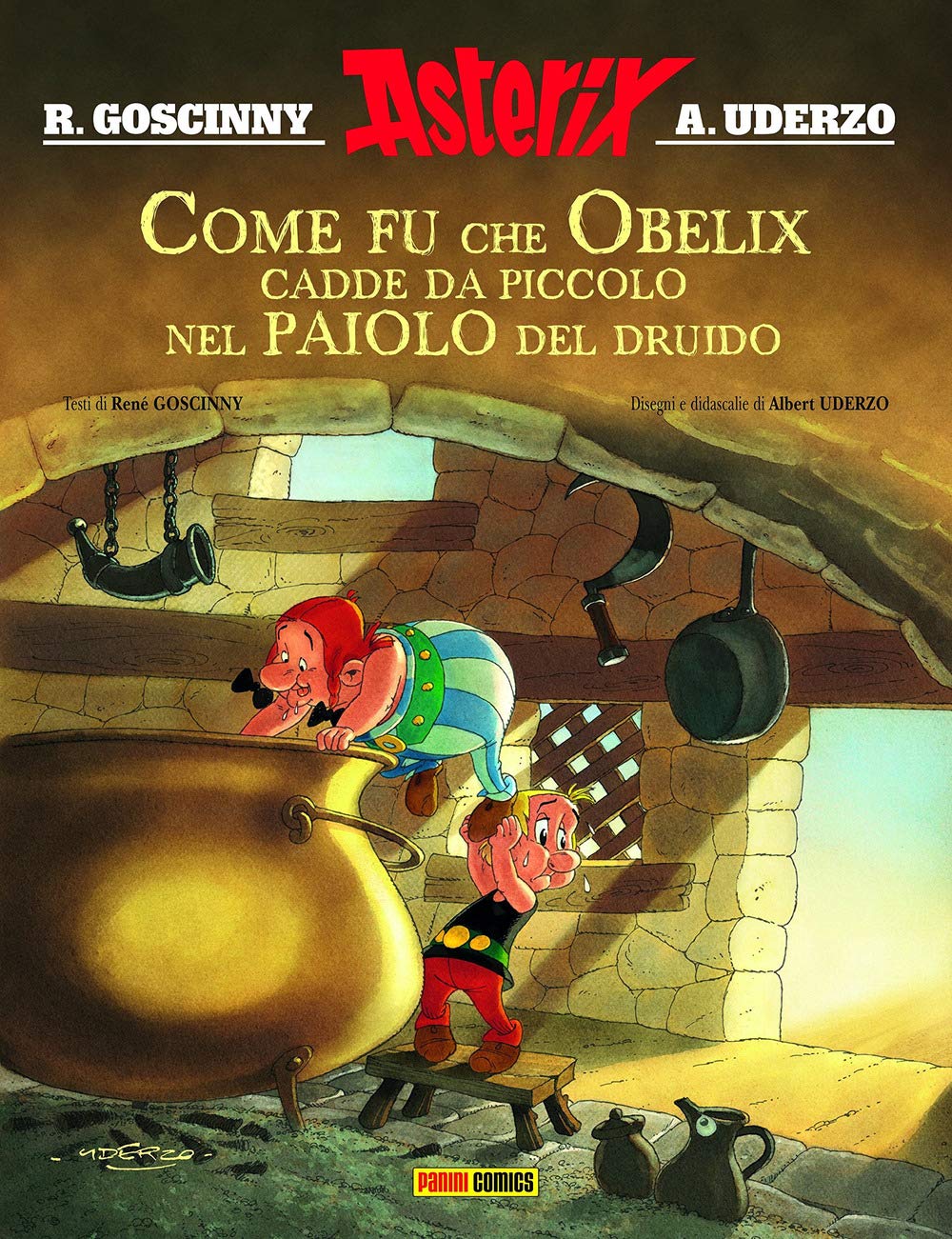 Come fu che Obelix cadde da piccolo nel paiolo del druido. Asterix Manga