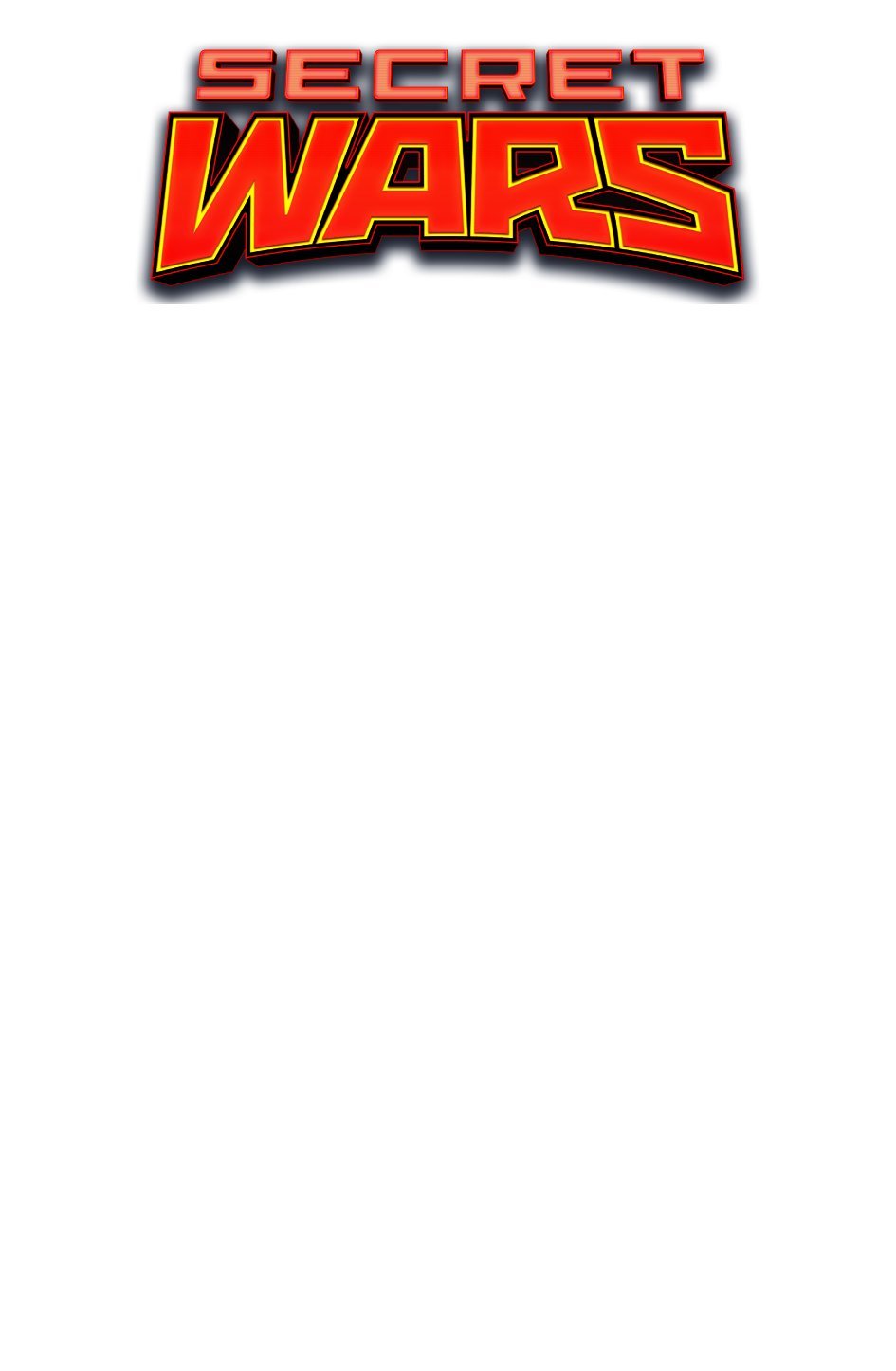 Secret Wars 0 White Cover book