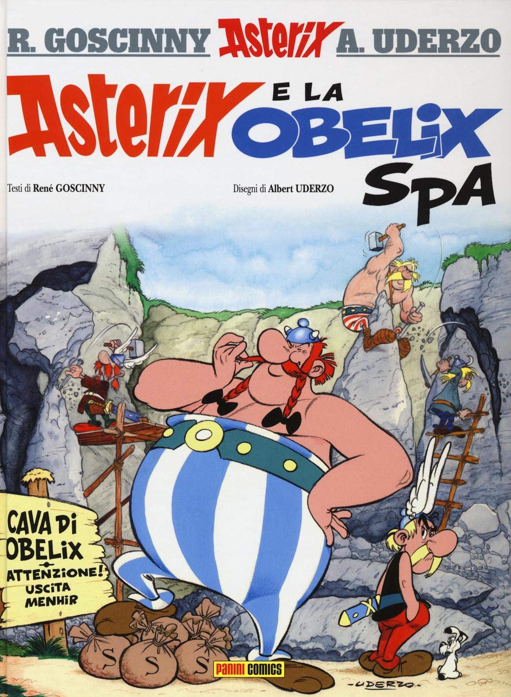 Asterix in Italian: Asterix e la Obelix S.P.A. Manga