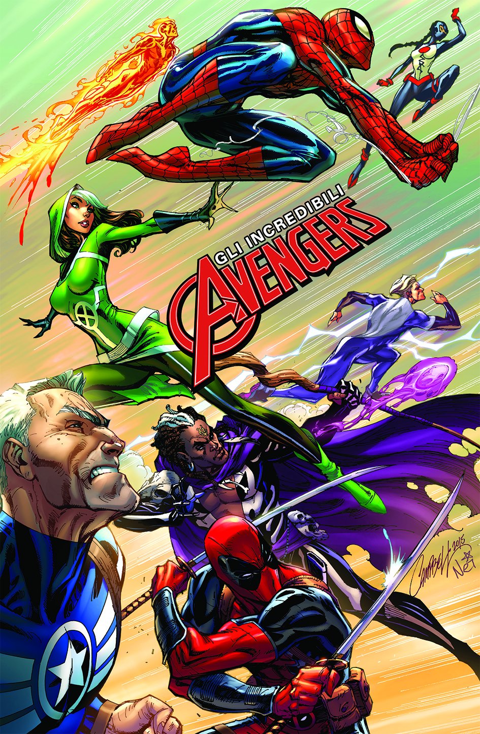 Incredibili avengers 33 nuovissima marvel variant book