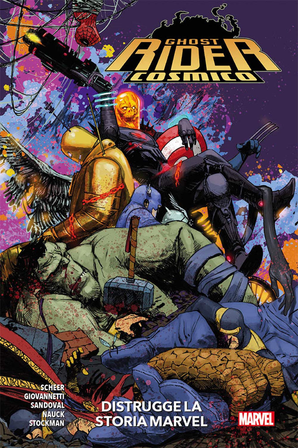 Ghost Rider Cosmico distrugge la storia Marvel book
