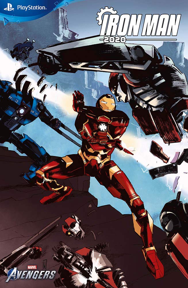 Iron Man 2020 5 Variant square Enix Marvel's Avengers book