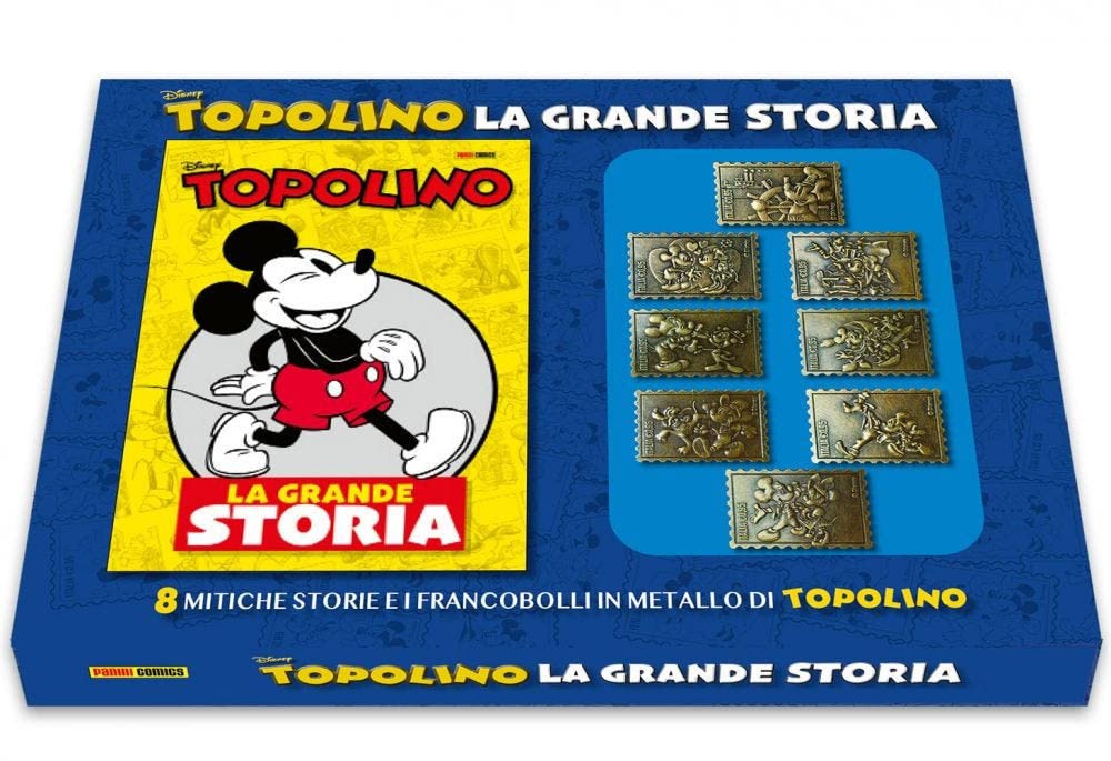 Topolino. La grande storia. Con 8 francobolli in metallo book