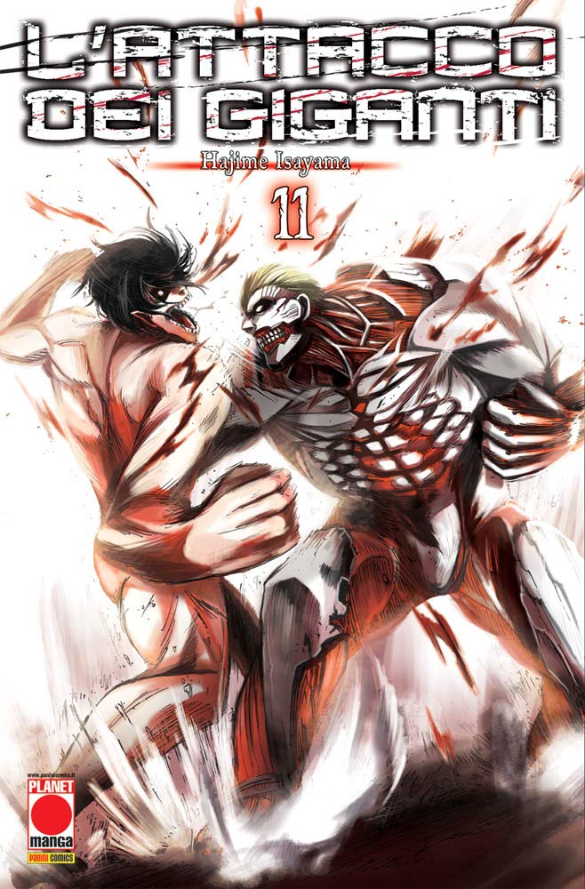 "L'Attacco dei Giganti 11 Terza Ristampa" Manga