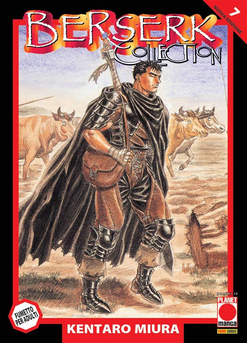"BERSERK COLLECTION 7 SERIE NERA QUINTA R" Manga