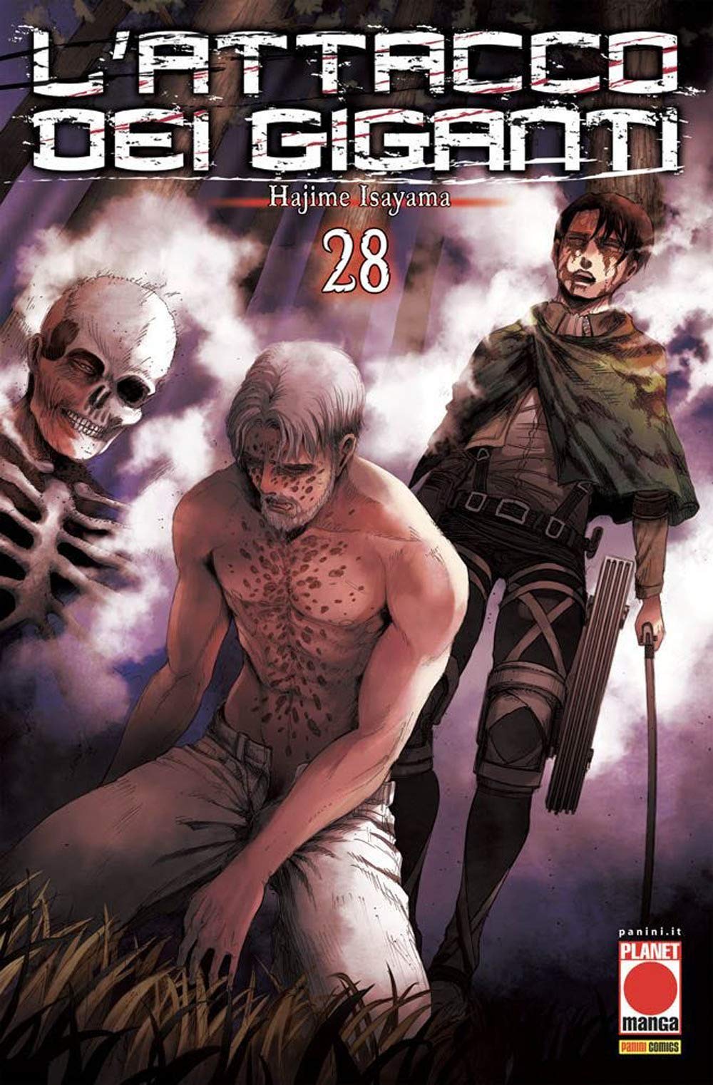 PANINI COMICS - L'ATTACCO DEI GIGANTI VOL.28 Manga
