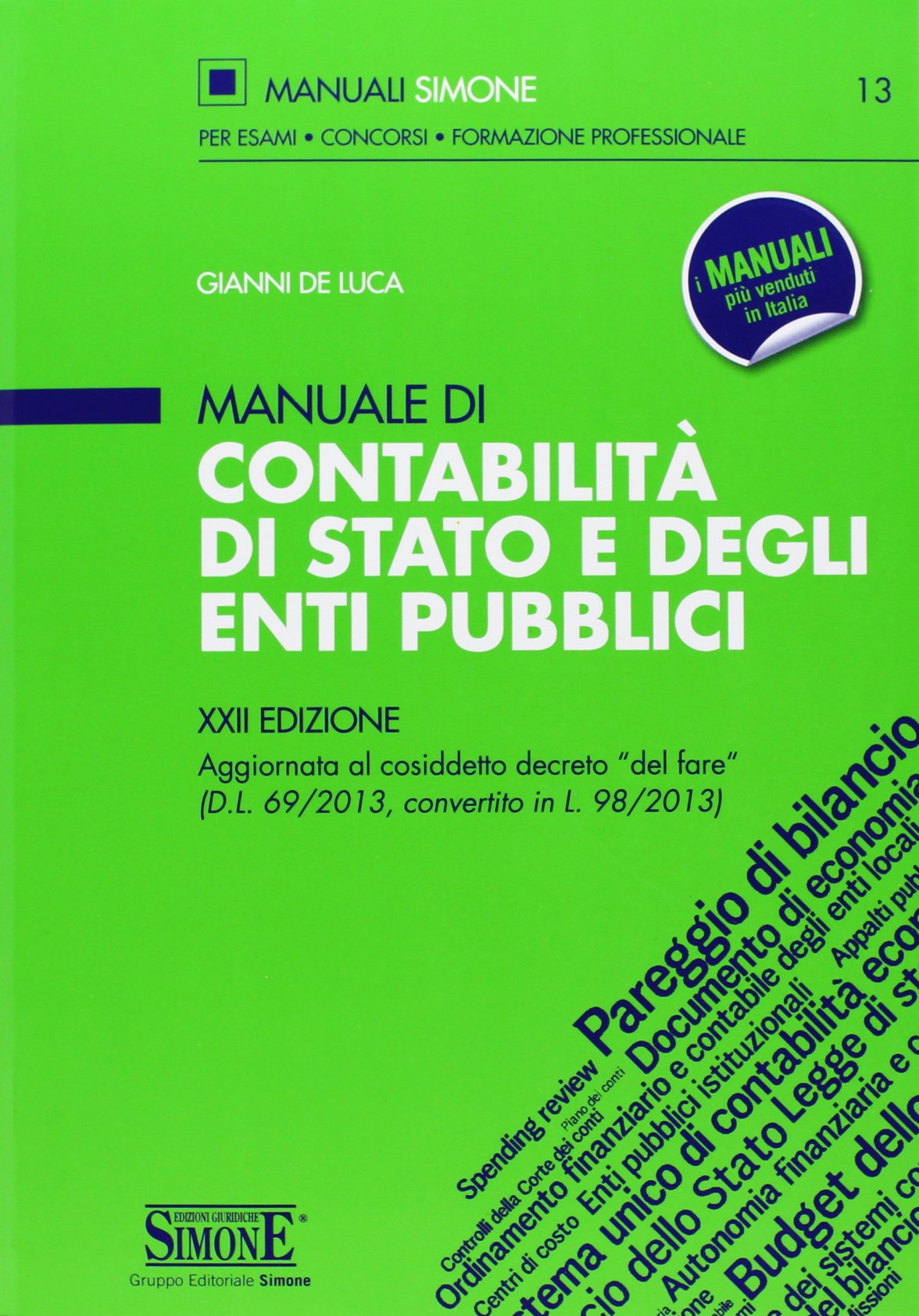 Manuale di contabilità di Stato e degli enti pubblici book