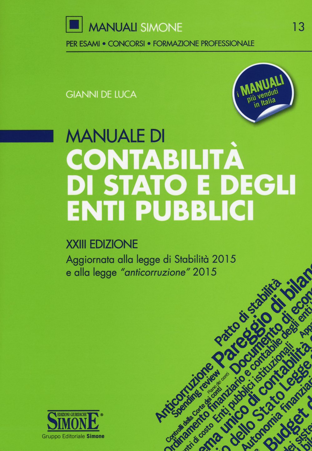Manuale di contabilità di Stato e degli enti pubblici book