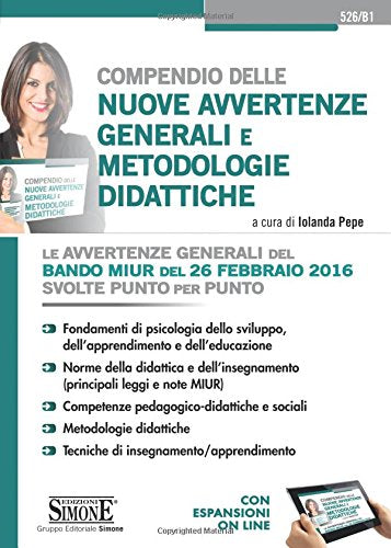 Compendio Delle Nuove Avvertenze Generali E Metodologie Didattiche (Concorsi e abilitazioni) Education & Training