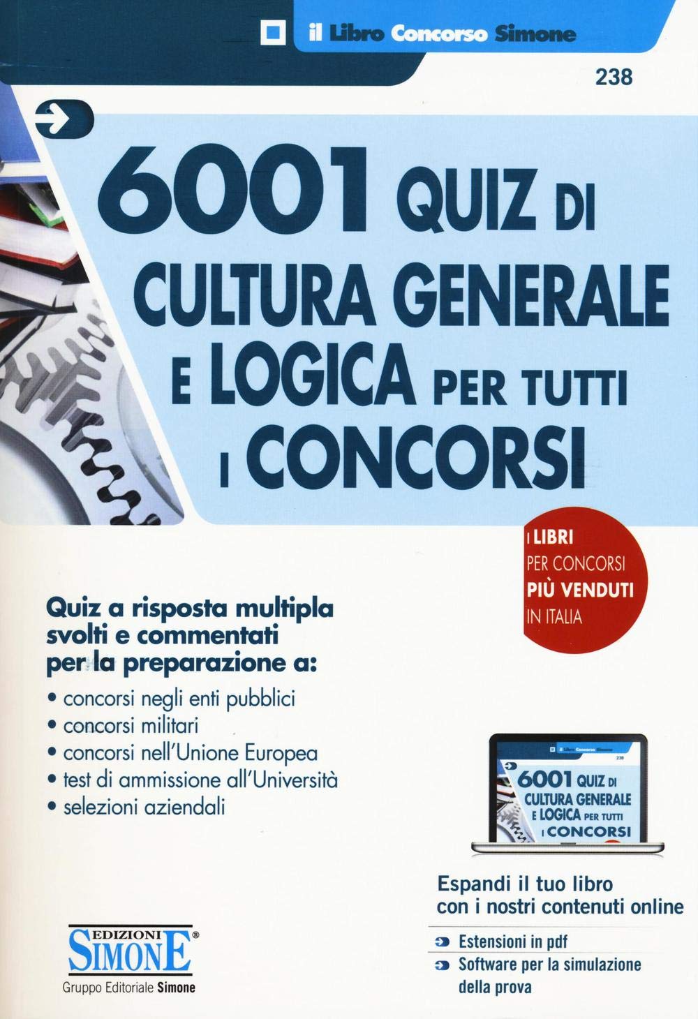 6001 quiz di cultura generale e logica per tutti i concorsi. Con Contenuto digitale per download e accesso online book