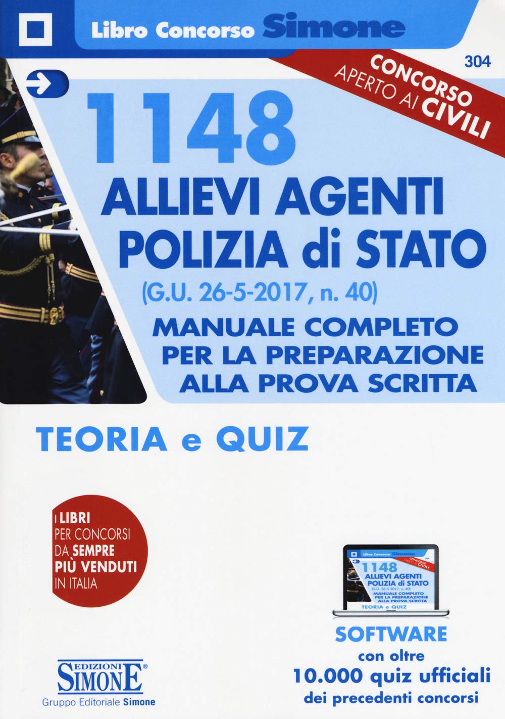 1148 Allievi Agenti Polizia di Stato - Manuale Completo per la preparazione alla prova scritta book