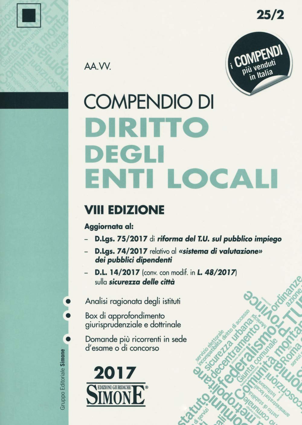 Compendio di diritto degli enti locali Law Books