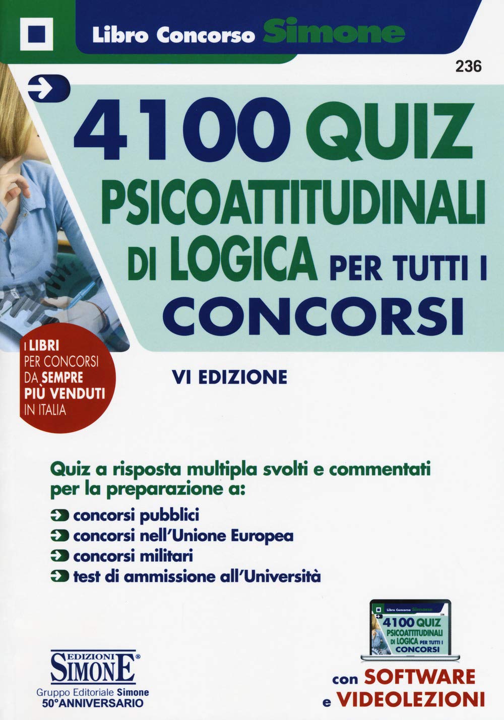 4100 quiz psicoattitudinali di logica per tutti i concorsi. Con espansione online (Il libro concorso) Study Guides