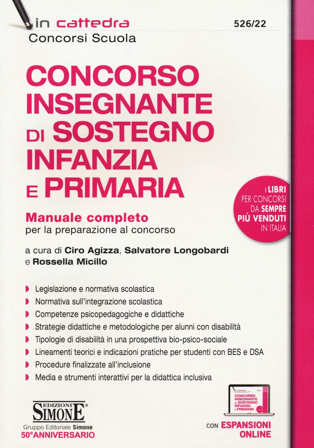Concorso Insegnante di sostegno Infanzia e Primaria - Manuale completo book