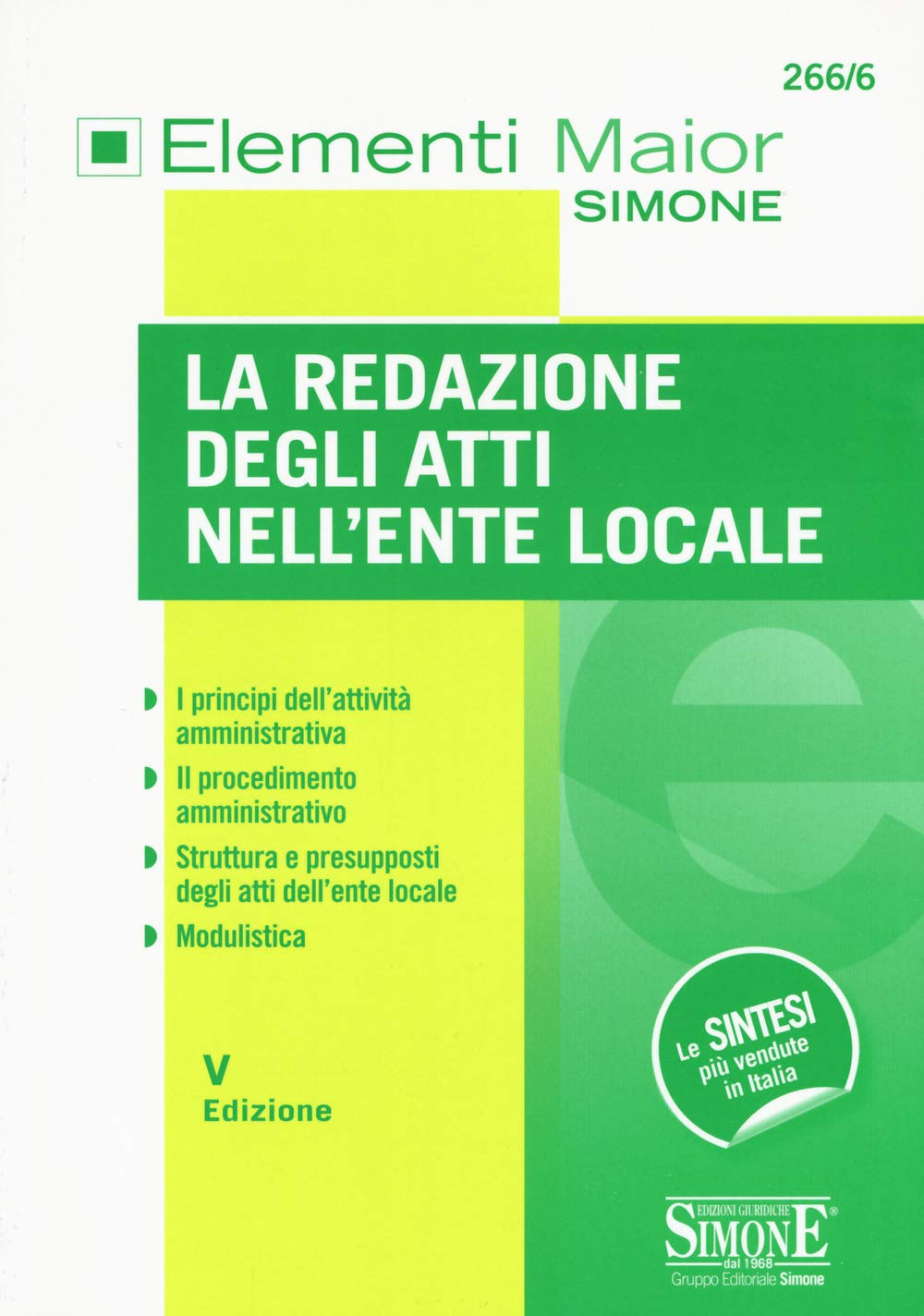 La redazione degli atti nell'ente locale (Book) Law