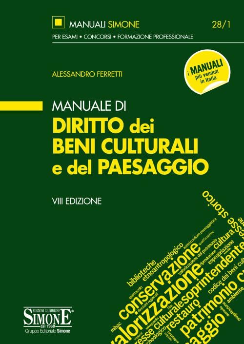Manuale di diritto dei beni culturali del paesaggio Law