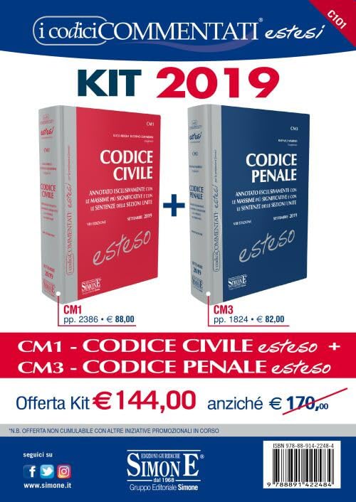 Codice civile esteso-Codice penale esteso. Annotati esclusivamente con le massime più significative e con le sentenze delle Sezioni Unite (I codici commentati) Law