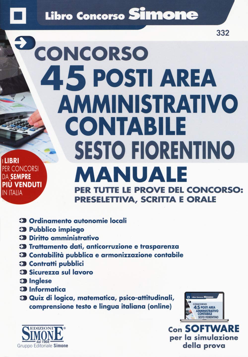 Concorso 45 posti Area Amministrativo Contabile Sesto Fiorentino - Manuale (Concorsi e abilitazioni) Business, Finance & Career