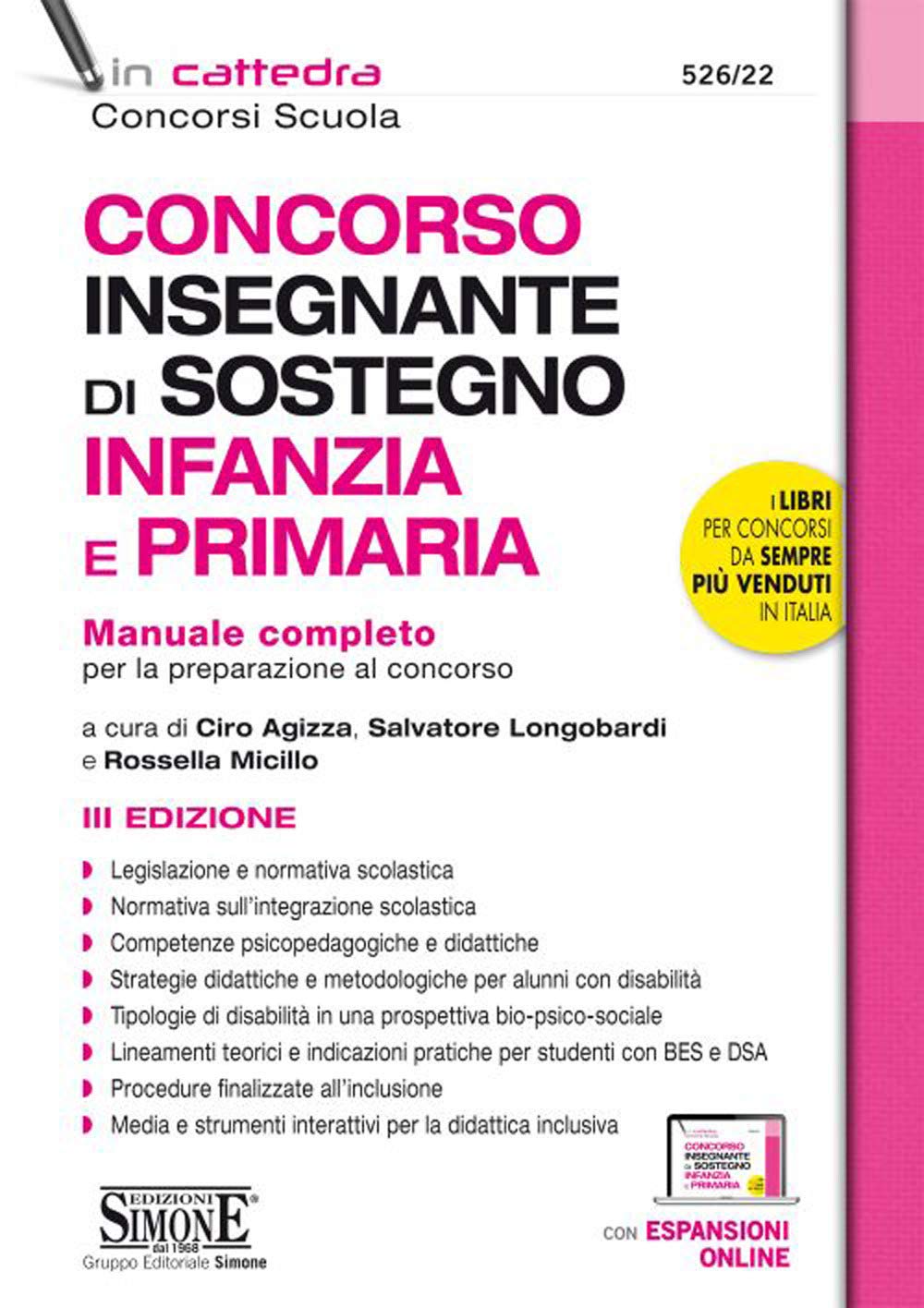 Concorso insegnante di sostegno Infanzia e Primaria book