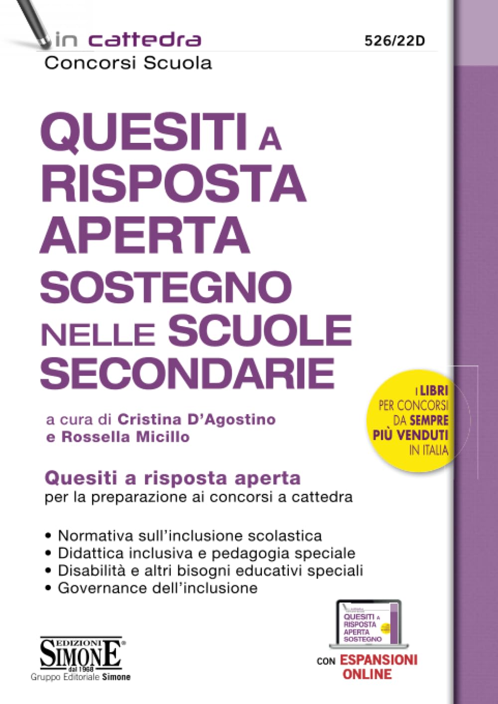 Quesiti a risposta aperta. Sostegno nelle scuole secondarie. Quesiti a risposta aperta per la preparazione ai concorsi a cattedra book