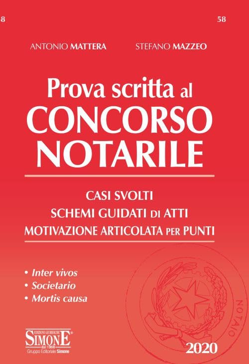 Prova scritta al concorso notarile. Casi svolti. Schemi guidati di atti. Motivazione articolata per punti (Concorsi e abilitazioni) Law