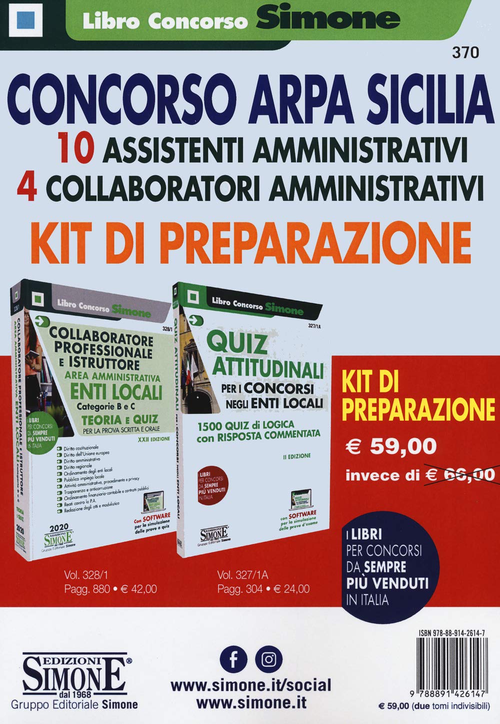 Concorso Arpa Sicilia. 10 assistenti amministrativi, 4 collaboratori amministrativi. Kit di preparazione Business, Finance & Career