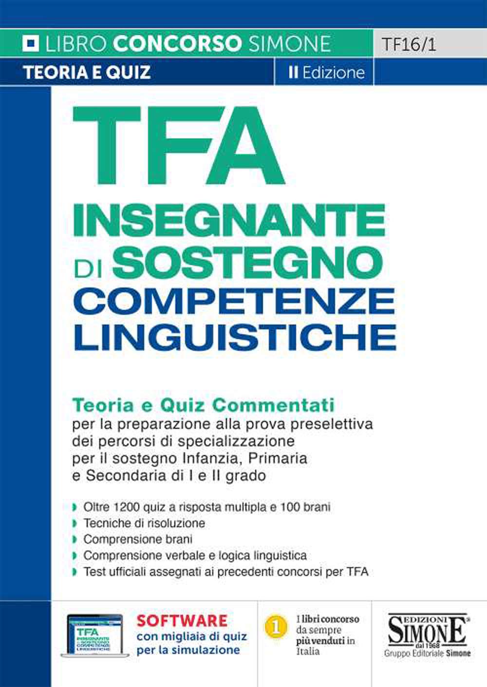 TFA Insegnante di Sostegno - COMPETENZE LINGUISTICHE - Teoria E Quiz commentati (Concorsi nella scuola) Education & Training