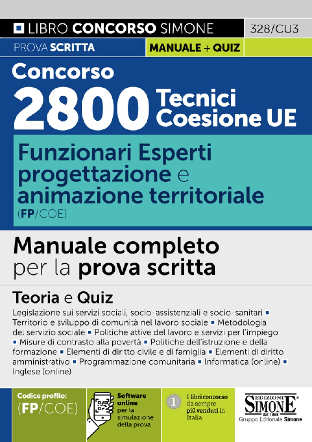 Concorso 2800 Tecnici Coesione UE - Funzionari Esperti Progettazione e animazione territoriale (FP/COE) book